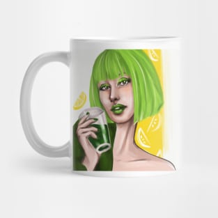 lemon girl Mug